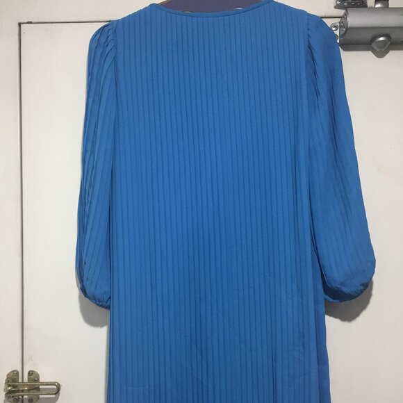 VINTAGE NU-MODE PLEATED MIDI DRESSES SIZE 11/12 - Picture 6 of 11